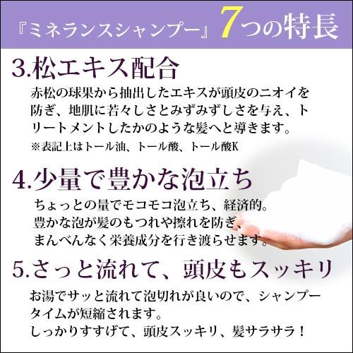 シャンプー ノンシリコン ミネランス シャンプー 500ml |  | 04