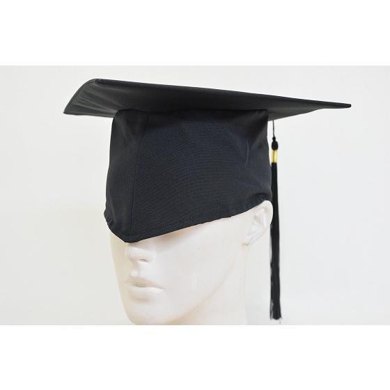 総長帽 【返品不可】 角帽 折りたたみ ブラック 黒 帽子 メンズ