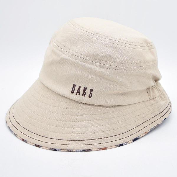 ダックス DAKS ハット ベージュ UV レディース 母の日 ギフト 婦人 帽子 春夏秋冬 D6007の画像