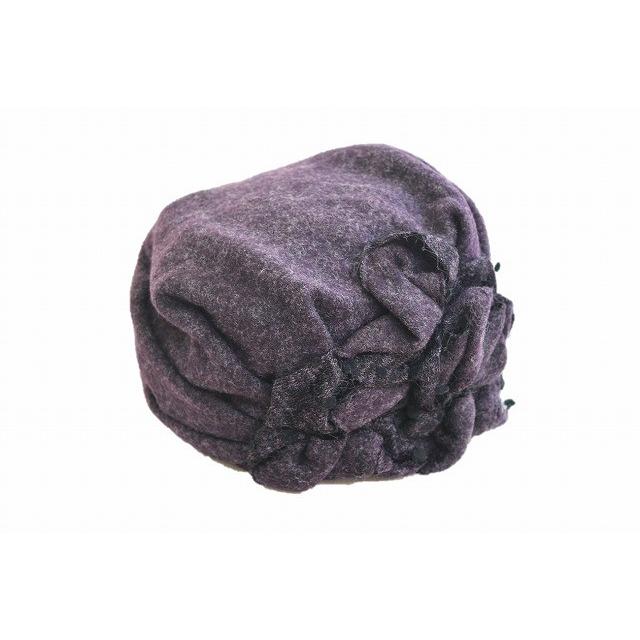 Elite Chapeau エリートシャポー ターバン bd パープル 紫 帽子 レディース 婦人 ハット 防寒対策 結婚式 パーティー 同窓会 ネット通販 秋冬 18w 122 2 ザ カルチェラタンハット 通販 Yahoo ショッピング