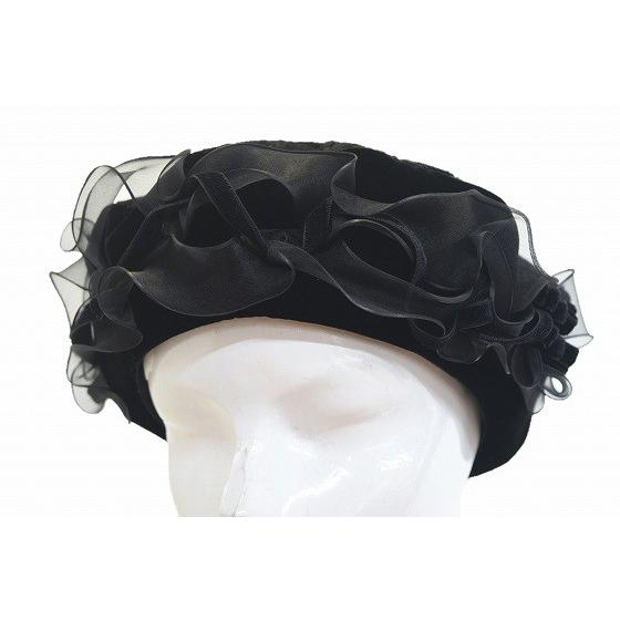 ベレー帽 merry basic 868373 ブラック 黒 ファッション 帽子 