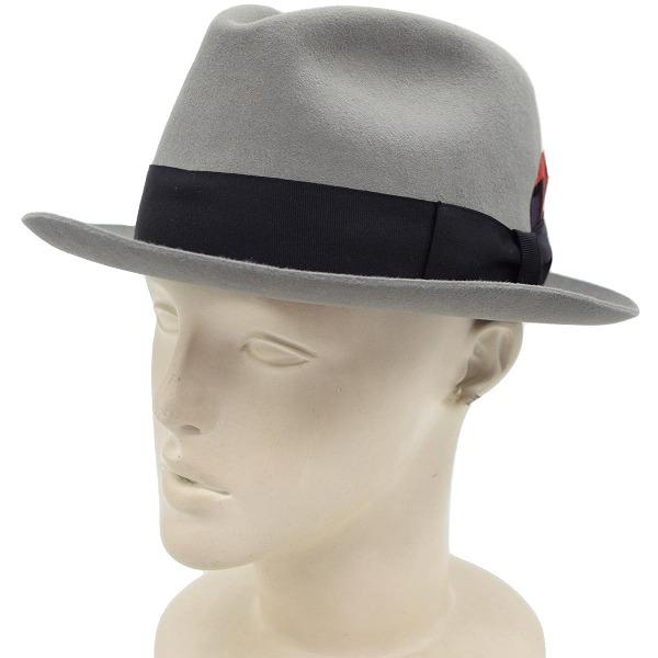 KNOX(帽子) ノックス KNOX 中折れハット グレー 兎毛 メンズ 父 KNOX(帽子) ノックス KNOX 中折れハット グレー 兎毛 メンズ 父