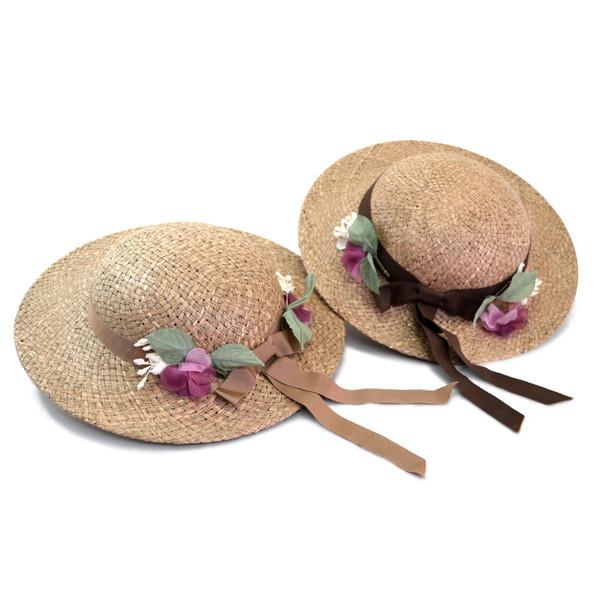 麦わら帽子 ブラウン 茶 リボン キッズ 52ｃｍ 小さいサイズ 花飾り付き 子供 通園 幼稚園 保育園 ハット 帽子 ジュニア ネット通販 春夏 s 245 ザ カルチェラタンハット 通販 Yahoo ショッピング