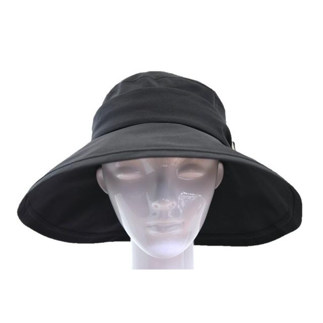Hat Style つば広ハット ブラック 黒 レディース 婦人 帽子 サイズ調節可 紫外線対策 Uvケア リボン 洗える シンプル 日本製 ネット通販 春夏 s 43 ザ カルチェラタンハット 通販 Yahoo ショッピング