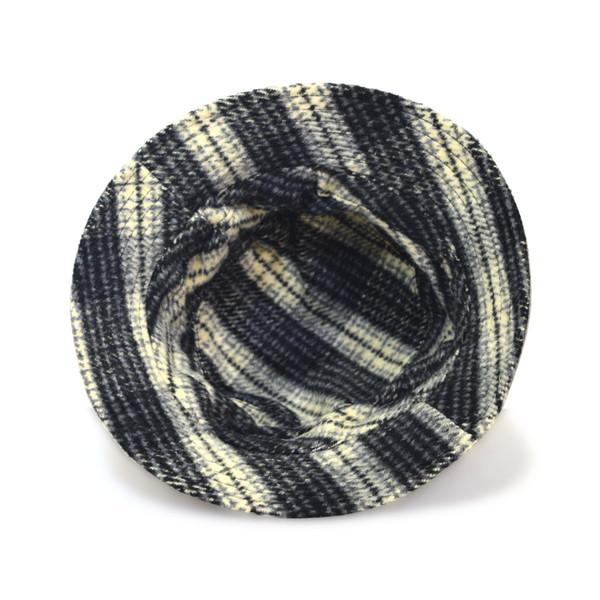 子供用チェック柄 バケットハット保育園での使用に！