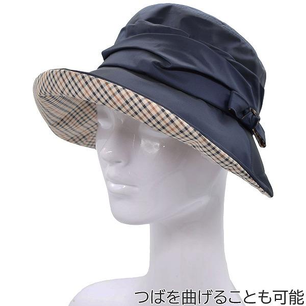 DAKS（ダックス） ハット ネイビー 紺 Sサイズ 55.5cm 小さいサイズ UVケア レディース 母の日 ギフト 婦人帽子 春夏秋冬 ...
