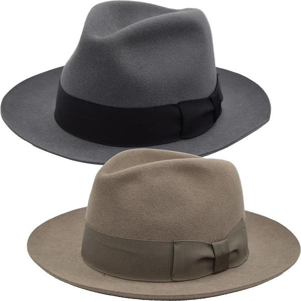 KNOX(帽子) ノックス KNOX ウール中折れハット グレー メンズ 父 KNOX(帽子) ノックス KNOX ウール中折れハット グレー メンズ 父