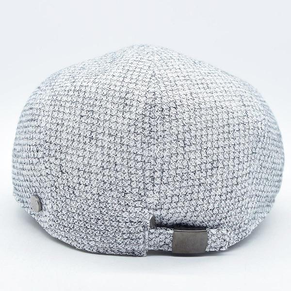 国産 日本製 ダックス メンズ ハンチング帽 DAKS 小さいサイズ 大きいサイズ グレー 紳士 帽子 春夏 D1827｜the-carucheratanhat｜06