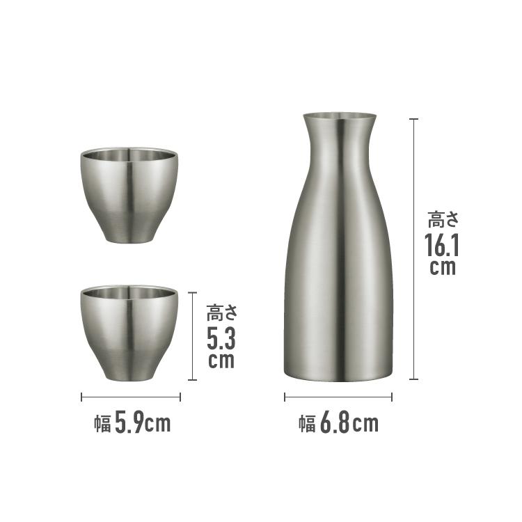 TWINBIRD 酒燗器 熱燗300ml/ステンレス魔法瓶トックリ オチョコ TWINBIRD 酒燗器 熱燗300ml/ステンレス魔法瓶トックリ オチョコ