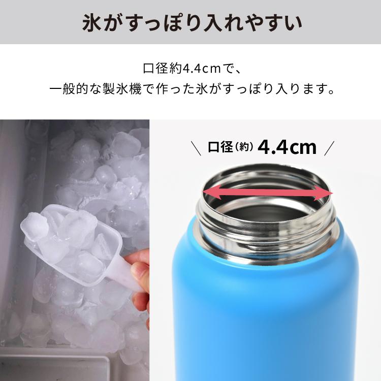 水筒 800ml 1リットル弱 スポーツドリンク対応 父の日 2024 プレゼント ギフト 保温保冷 ピーコック魔法瓶公式 ステンレス 持ち手付き マグボトル AKR-80｜the-charme｜09