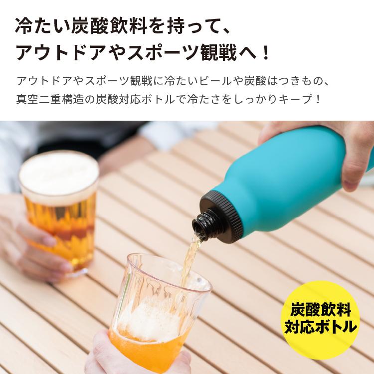ピーコック魔法瓶工業 P3倍 水筒 600ml 炭酸対応 スポーツドリンク対応