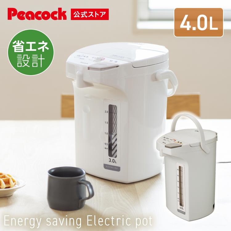 ピーコック魔法瓶工業 電気ポット 省エネタイプ 4リットル 4L 4.0