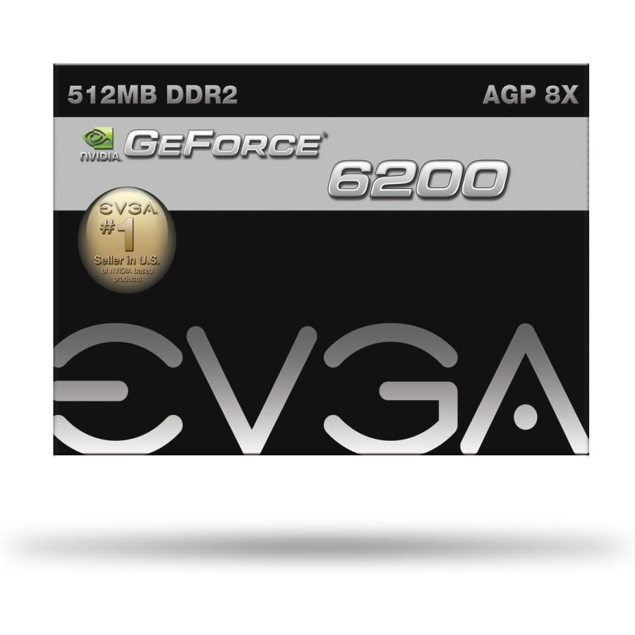 EVGA GeForce 6200 512 MB ddr2 AGP 8 x HDTV / DVI / VGAグラフィックスカード、512-a8-n405-kr 並行輸入｜the-earth-ws｜08