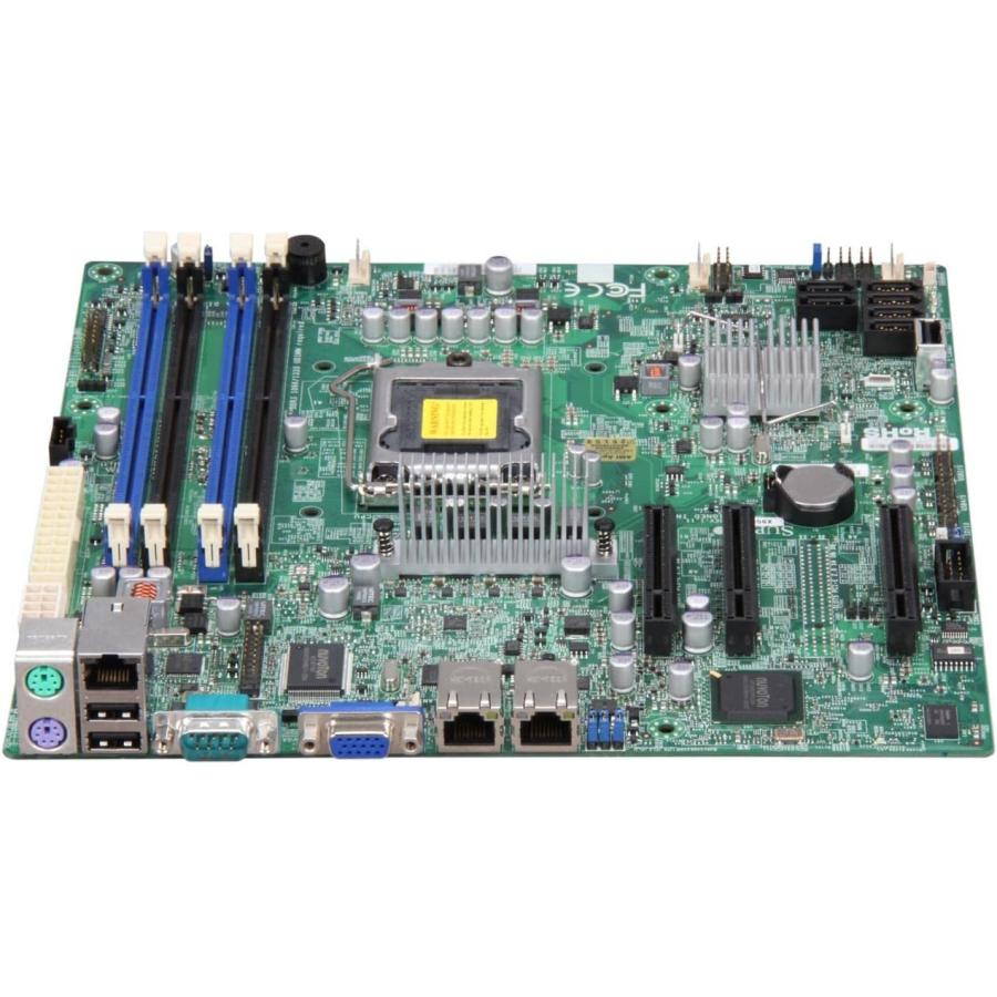 Supermicro MBD-X9SCL-F-O Carte m〓re Intel C202 Chipset PCH, SATA, LAN, IPMI, SKT unique 並行輸入｜the-earth-ws｜02