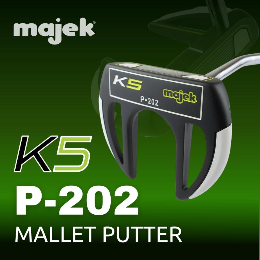 Majek K5 P-202 Golf Putter Right Handed Claw Style with Alignment Line Up Hand Tool 35 Inches Senior Men's Perfect for Lining up Your Putts 並行輸入｜the-earth-ws｜02