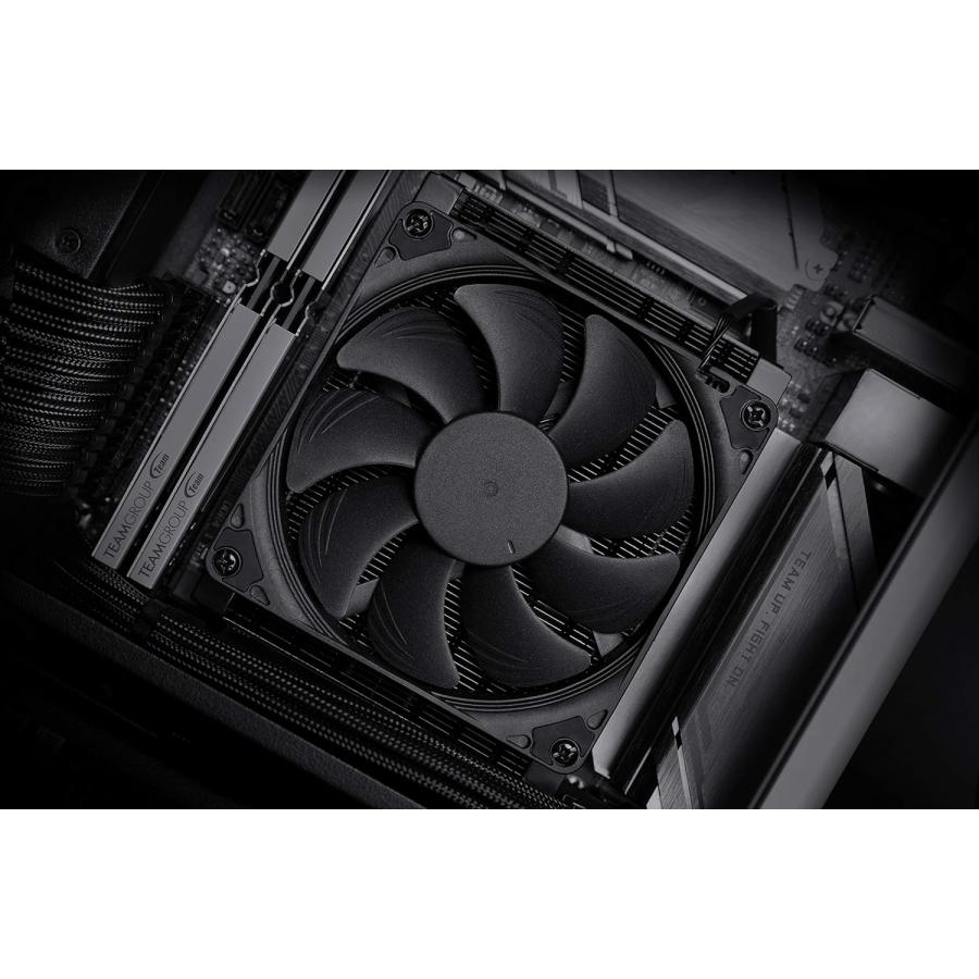 　Noctua NH-L9a-AM4 chromax.Black, Low-Profile CPU Cooler for AMD AM4 (Black)並行輸入｜the-earth-ws｜06