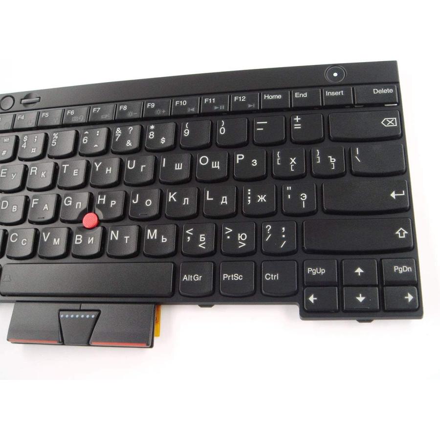 Replacemet Parts for Lenovo ThinkPad T430 T530 W530 L430 L530 Russ RU Keyboard Without Backlit 04X1224 並行輸入