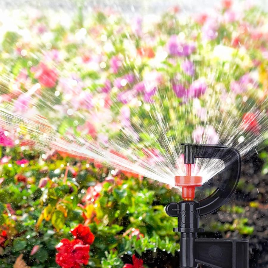 　Watering Sprayer, 20pcs G-Type 360 Degree Rotation Sprinkler Watering Spray Nozzle Gardening Lawn Micro-Sprayers System並行輸入｜the-earth-ws｜06