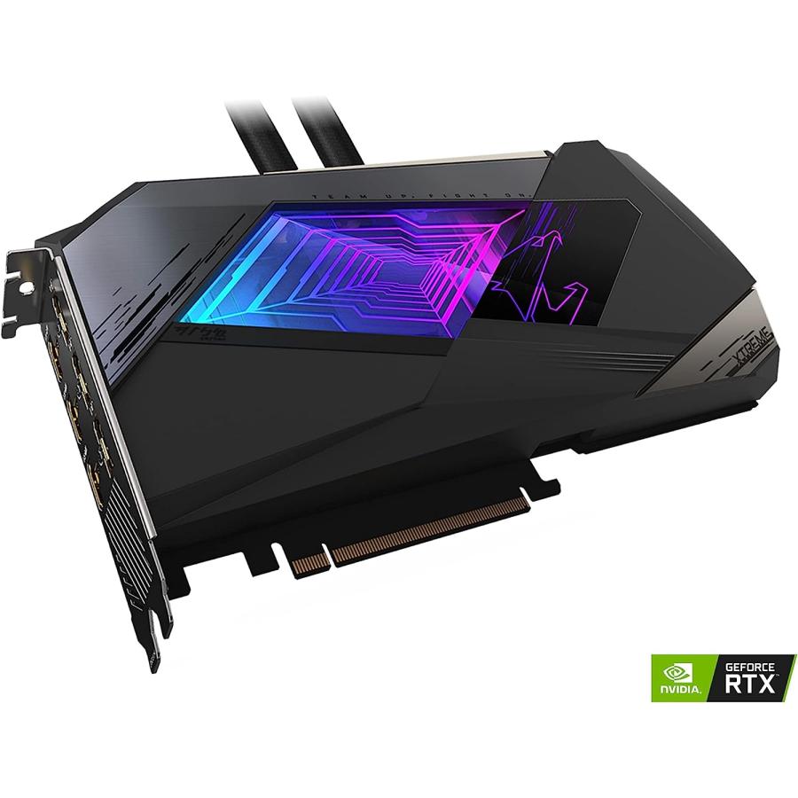 限定新品通販激安 GIGABYTE AORUS GeForce RTX 3080 Xtreme WATERFORCE 10G (REV2.0) グラフィックスカード オールインワン冷却システム LHR 10GB 320ビット GDDR6X GV-N 並行輸入