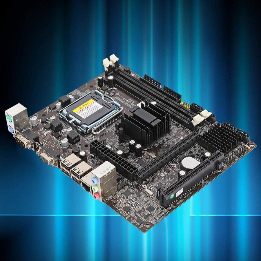 AYNEFY マザーボード 低消費電力 高互換性 デスクトップマザーボード G41M LGA775 DDR3 1066/1333MHz デスクトップコンピュータ用 並行輸入｜the-earth-ws｜02