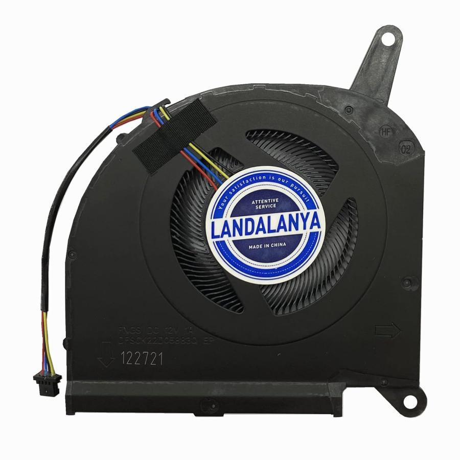 LANDALANYA New CPU + GPU Cooling Fan for Gigabyte Aorus 15G 15P RX7P RX7G 2021 RTX30 17G XB XC GIGABYTE AERO 15 OLED XB XD RP75SA Gigabyte Ae 並行輸入｜the-earth-ws｜03