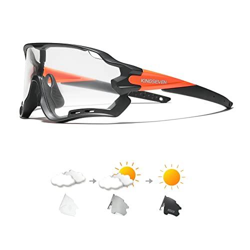 KINGSEVEN Cycling Glasses for Men Women Bicycle Sports MTB Road Bike