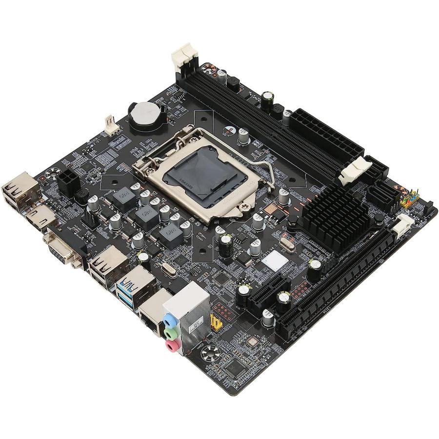 LGA 1155 DDR3 Computer Motherboard Mainboard, for Intel Gaming Motherboard with 3 SATA2.0/1 SATA3.0, Dual Channels DDR3 RAM, 4PIN/24PIN Power 並行輸入｜the-earth-ws｜09