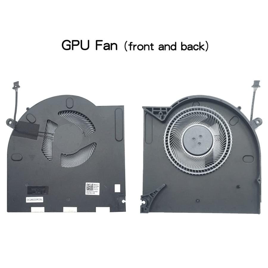 　New Replacement Cooling Fans for Dell Alienware M17 R3 M17 R4 P45E Laptop 0CNV63 EG50061S1-C060-S9A 0H5TYJ EG50061S1-1C010-S9A 12V 0.38A (4-並行輸入｜the-earth-ws｜04