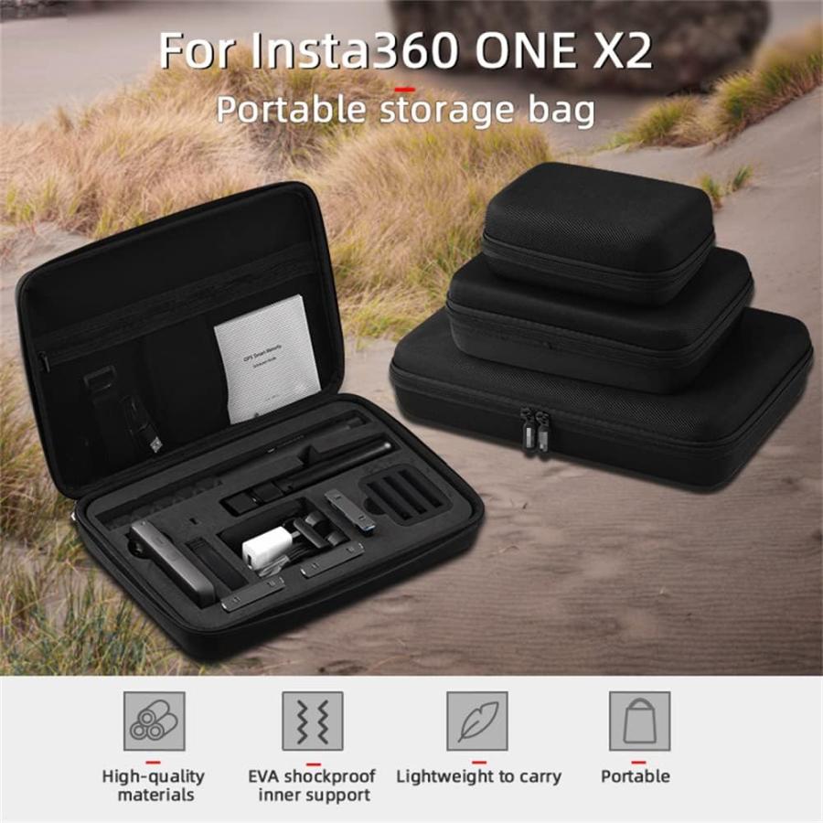 For Insta360 ONE X2 Carrying Case,Portable Storage Bag Panoramic Camera Accessories Waterproof Hard Cover Shell Shockproof Small Medium Large 並行輸入｜the-earth-ws｜05