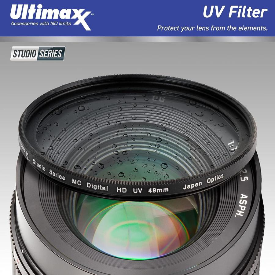 Ultimaxx Essential Panasonic Leica DG Vario-Summilux 10-25mm f/1.7 ASPH. Lens Bundle - Includes: Protective UV Filter, 4PC Macro Close-Up Fil 並行輸入｜the-earth-ws｜04