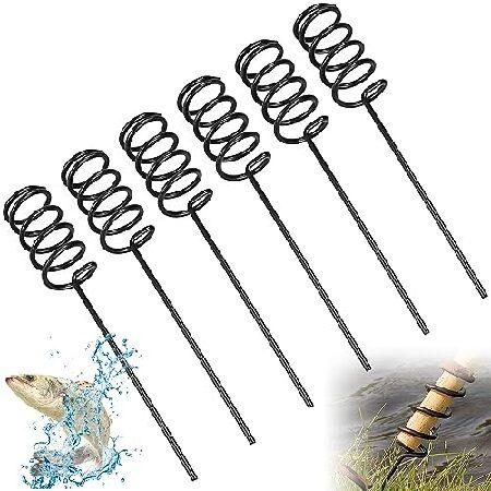 Oungy 6 Pack Heavy Duty Spiral Fishing Rod Holder Pole Holders