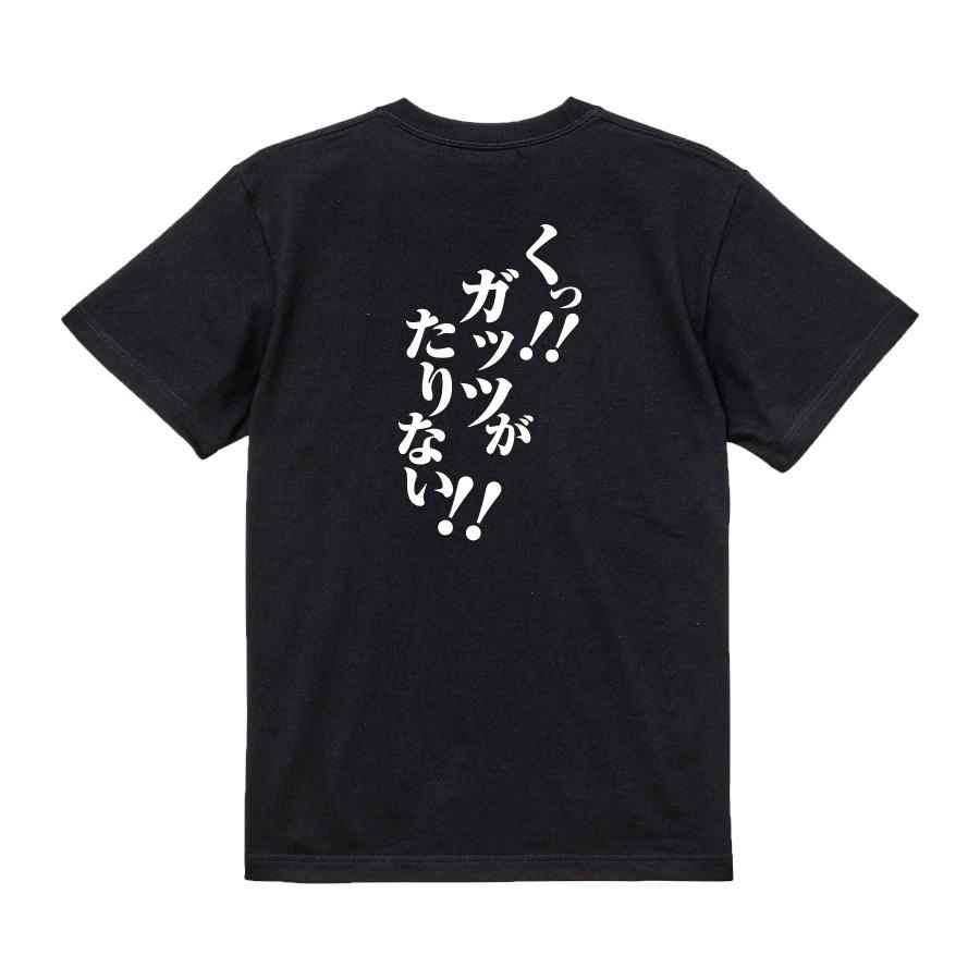 おもしろ Tシャツ メンズ パロディ くっ！！ガッツが たりない