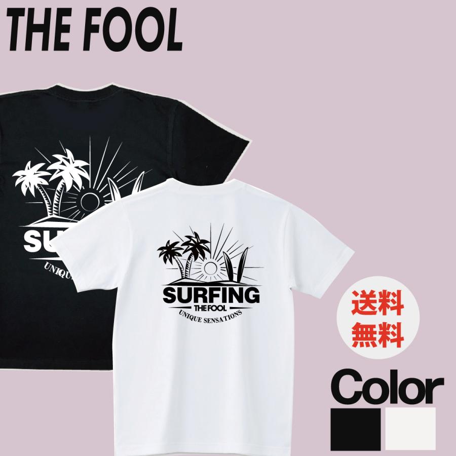 おもしろTシャツ メンズ サーフィンTシャツ 半袖 文字 大きいサイズ