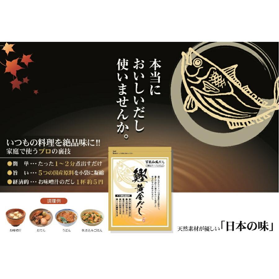 【2個売り】阿川食品 鰹黄金だし　30袋入り×2個セット(n)｜the-fuji｜02