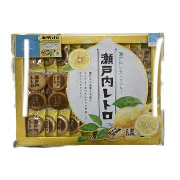 瀬戸内レモンクッキー 瀬戸内レトロ 30枚入（名所堂）｜4989596030508