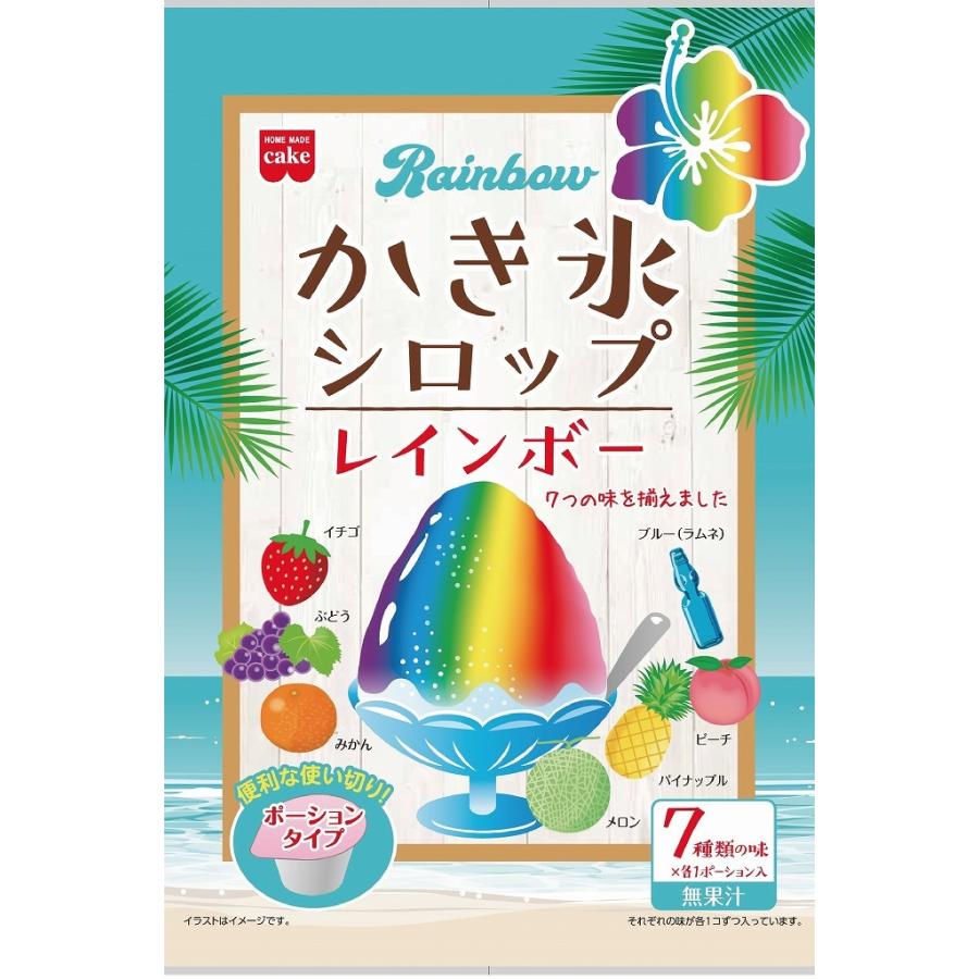 共立食品 レインボーかき氷シロップ ２１ｇ ７ 6個単位でご注文ください 6 12 土 から順次発送予定