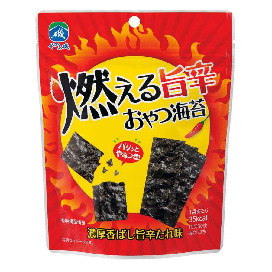 やま磯 おやつ海苔燃える旨辛味 10切30枚 まとめ買い 10 Nct 253 10 スーパーフジの通販 Fuji Netshop 通販 Yahoo ショッピング
