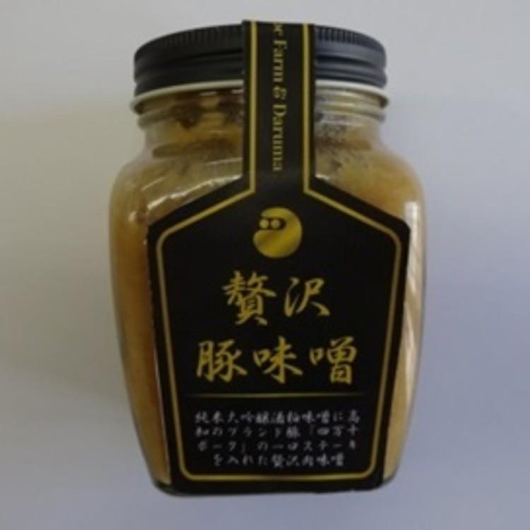 送料込み お肉がゴロゴロ だるまみそ 贅沢豚味噌 高知 肉 味噌 みそ 豚 Stk 253 スーパーフジの通販 Fuji Netshop 通販 Yahoo ショッピング
