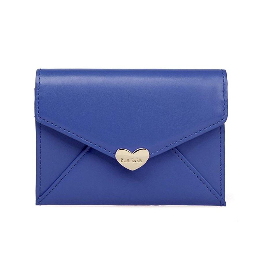 送料込 ポール スミス Paul Smith ラブレター 名刺入れ ショップバッグ付 ポールスミス 本革 レザー カードケース 名入れなし ブルー 代引不可 Zoetalentsolutions Com