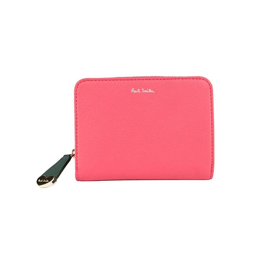 楽天カード分割 ポールスミス 財布 ハートプル 二つ折り財布 ラウンドファスナー 正規品 新品 ラッピング無料 Paul Smith ポール スミス レザー Pwu914 コラル 魅了 Www Cepici Ci