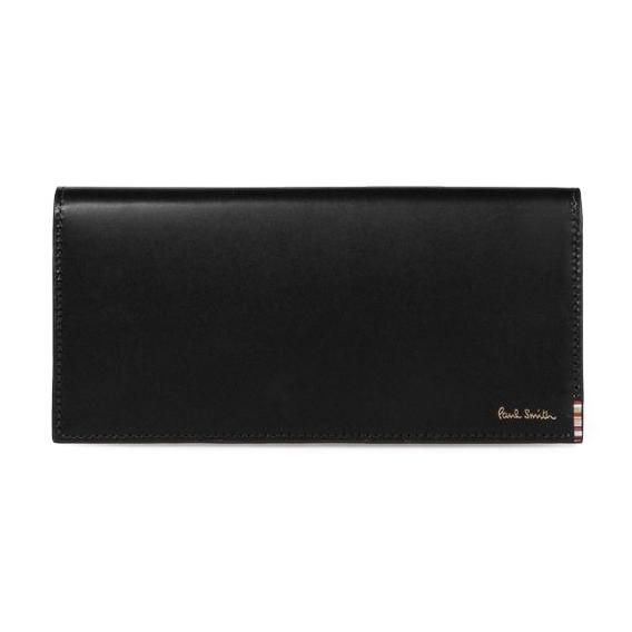 ポールスミス Paul Smith マルチストライプタブ フラップ かぶせ長財布  