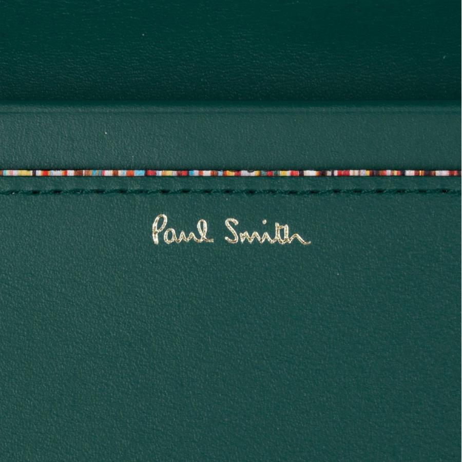 ポールスミス Paul Smith ミニエンボス かぶせ 長財布 メンズ ロング ウォレット 純正化粧箱 ショップバッグ付き BPS013