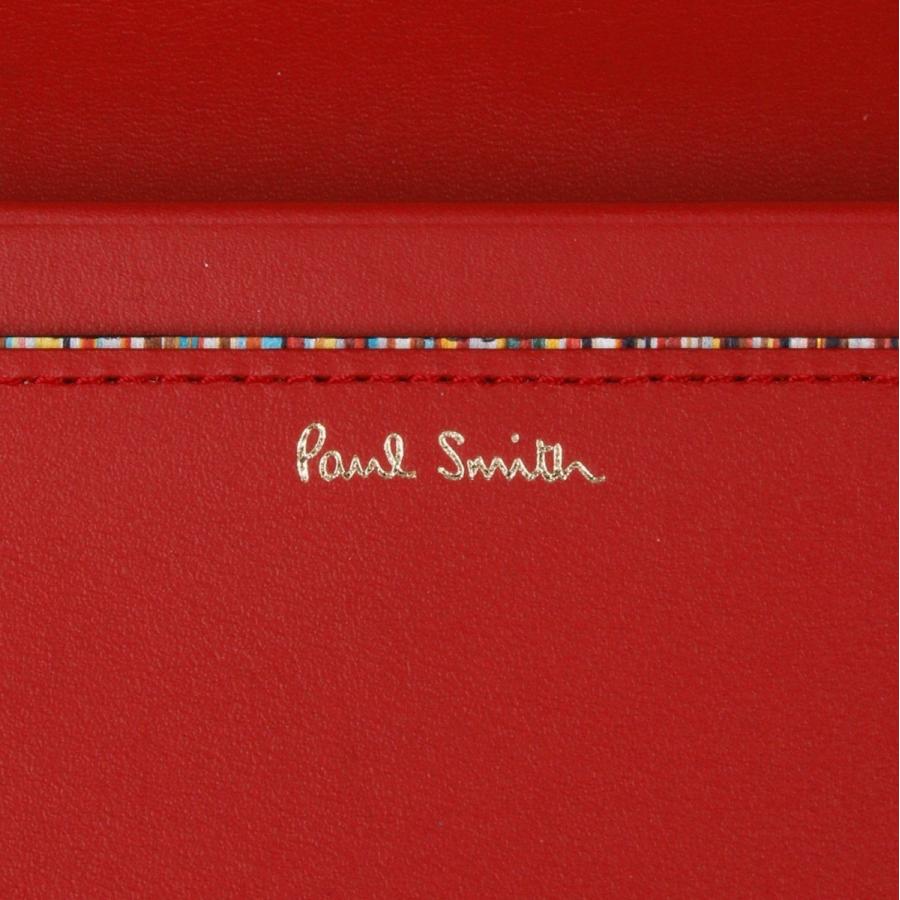 ポールスミス Paul Smith ミニエンボス かぶせ 長財布 メンズ ロング ウォレット 純正化粧箱 ショップバッグ付き BPS013