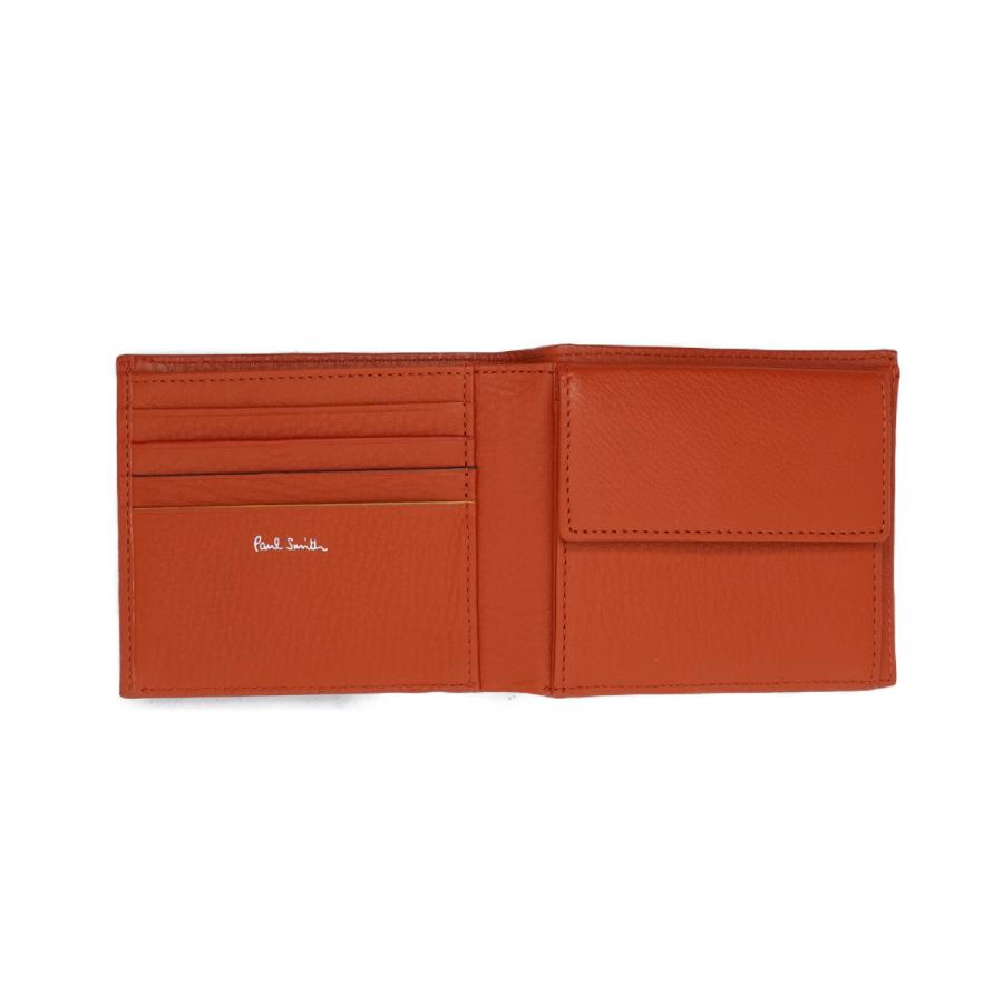 ポールスミス Paul Smith コントラストエッジ 二つ折り財布 メンズ 