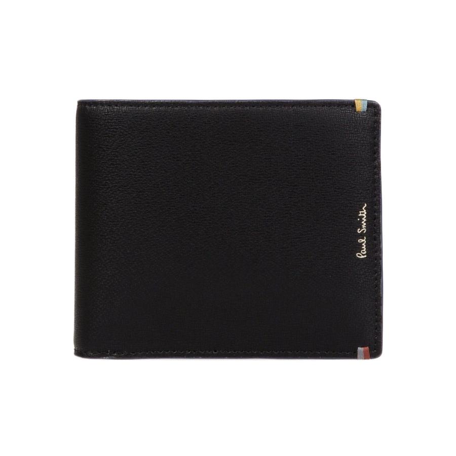 名入れ専用】ポールスミス Paul Smith ハイライトステッチ 二つ折り 