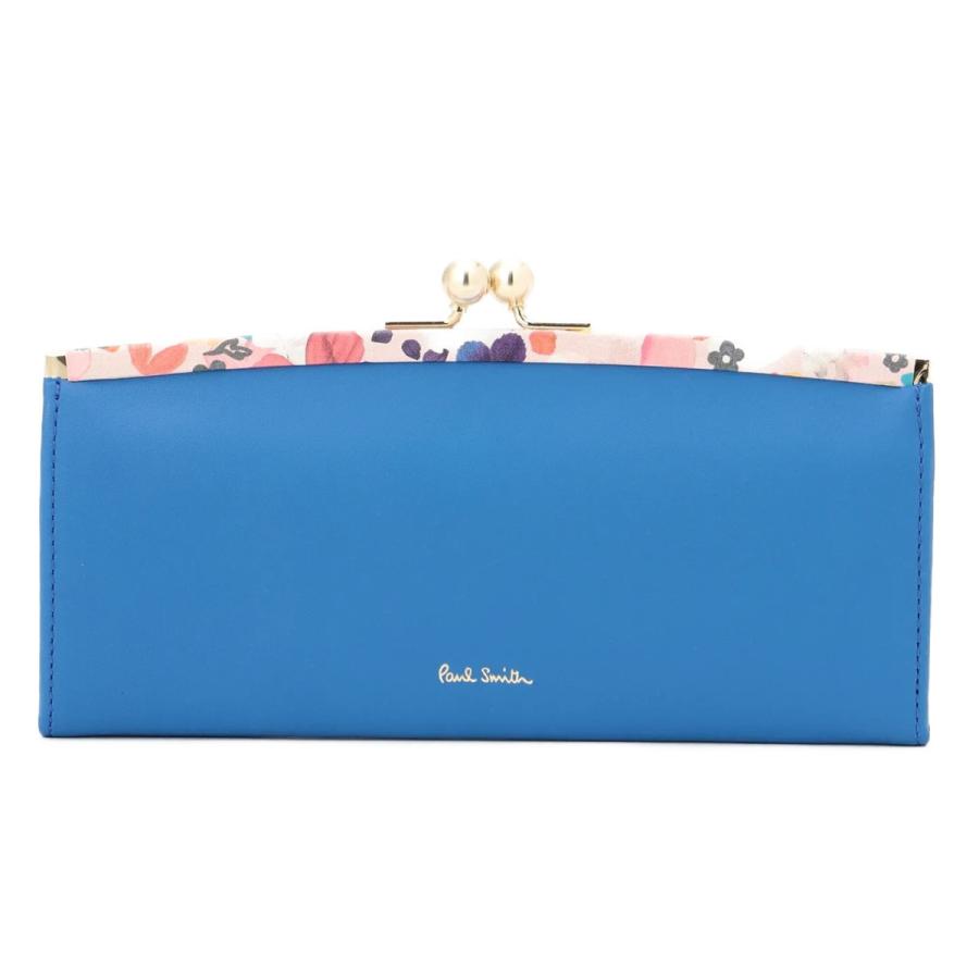 名入れ専用】ポールスミス Paul Smith ペタルプリントトリム がま口 長 