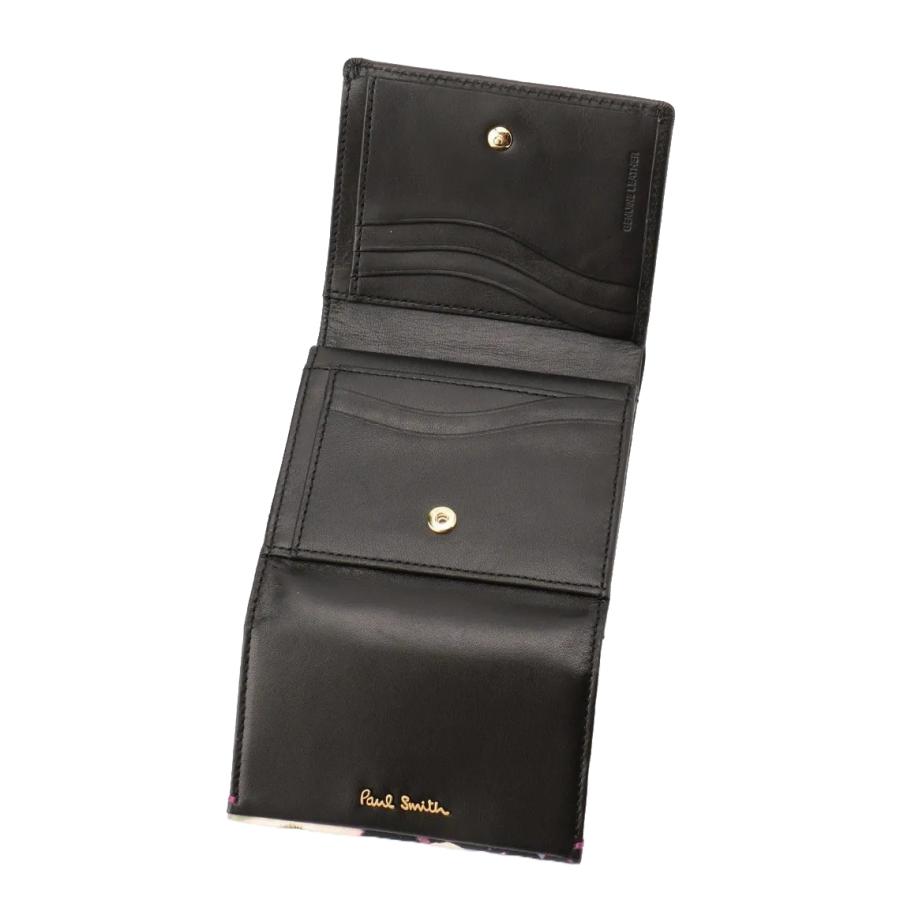 ポールスミス Paul Smith ヘイジーパンジートリム 三つ折り財布