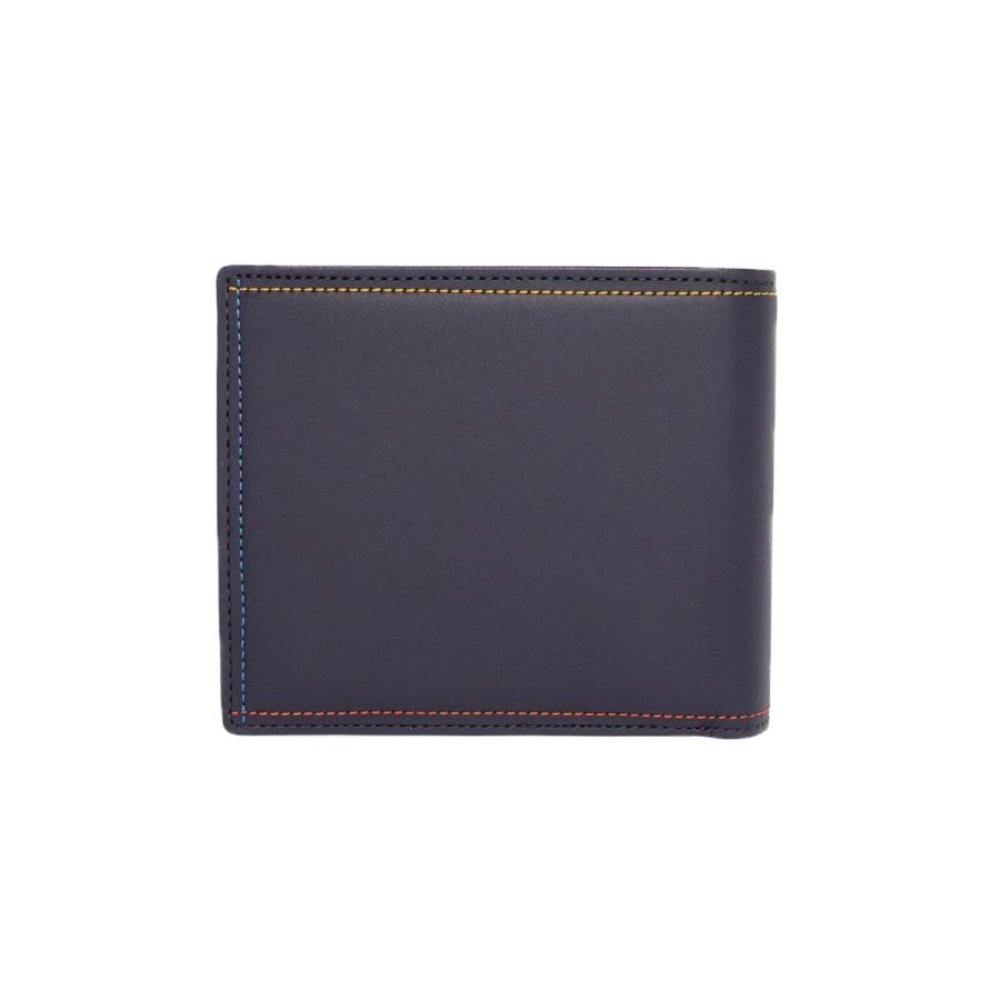 ポールスミス Paul Smith ブライトストライプステッチ 二つ折り財布  