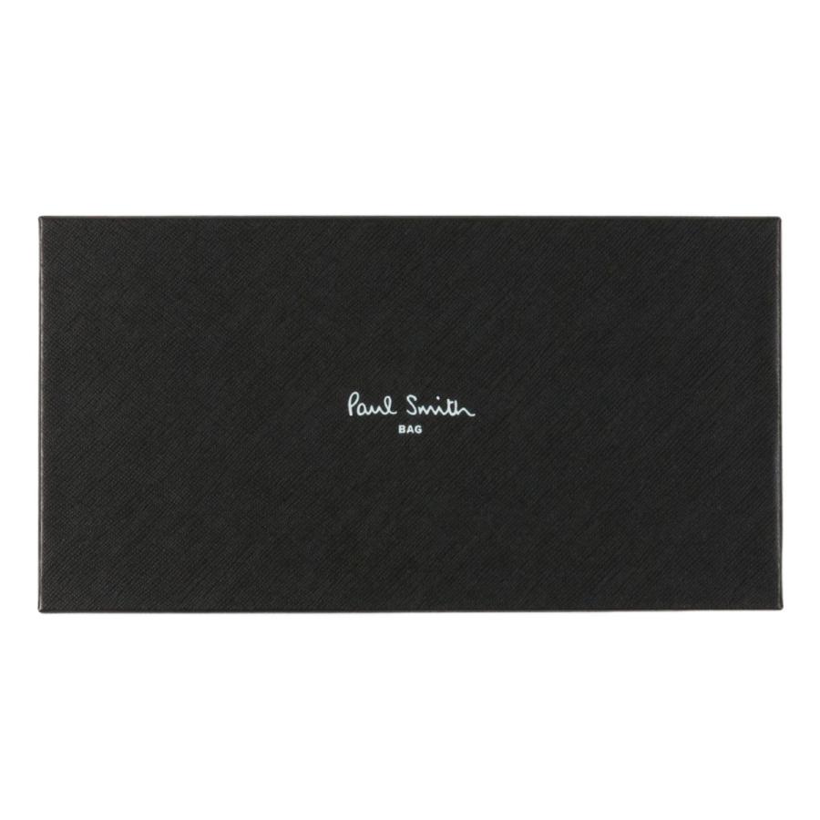ポールスミス Paul Smith ブライトストライプトリム ラウンド 長財布 メンズ ロング ウォレット ラウンドファスナー 純正化粧箱 ショップバッグ付き PSQ073 ブライトストライプトリム ×