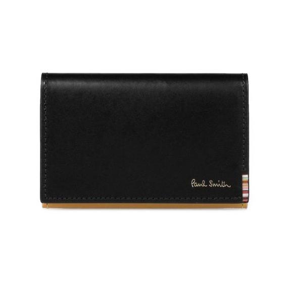 名入れ専用】ポールスミス Paul Smith マルチストライプタブ 名刺入れ